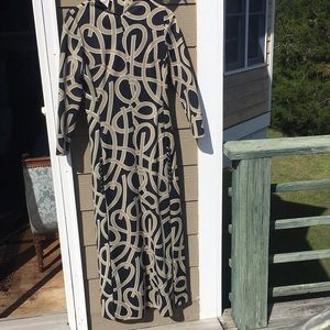 Vtg alfred werber geometric dress
